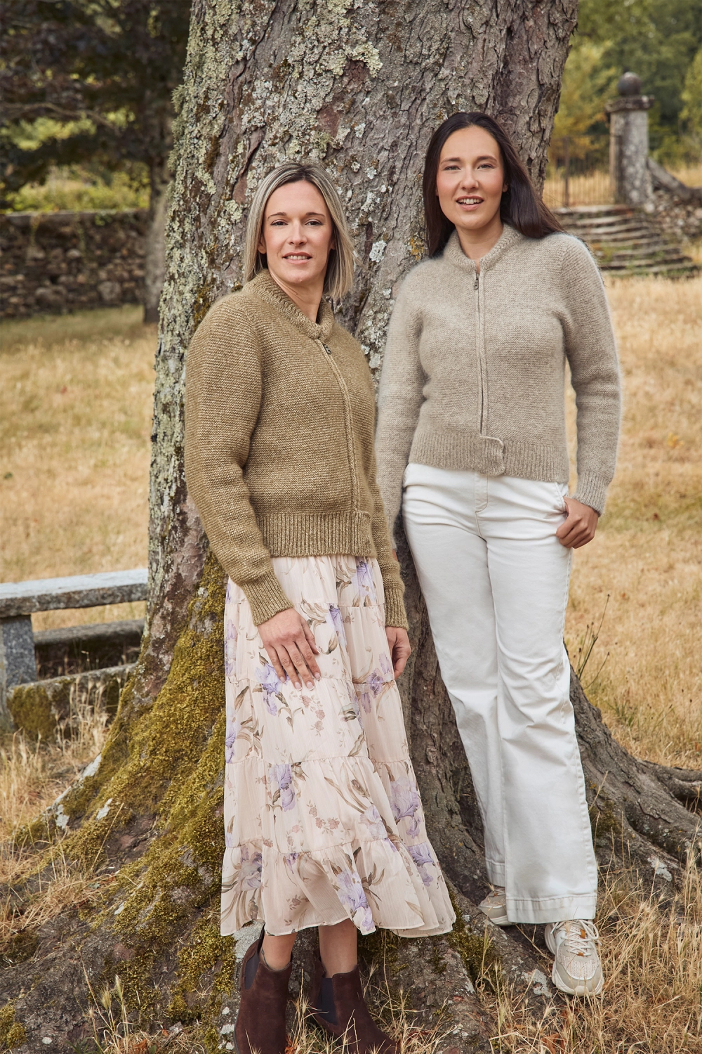 Gilet en laine pour femme en mohair et yack